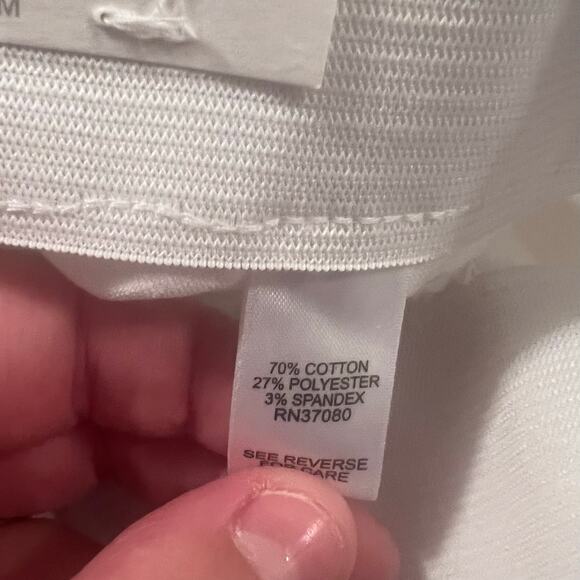 NWT C Est 1946 Hi Rise Denim Skinny Crop Jeans White Size 6 - Picture 8 of 9